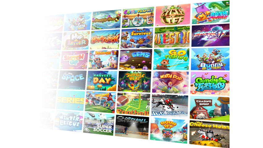 EyeClick interactive games